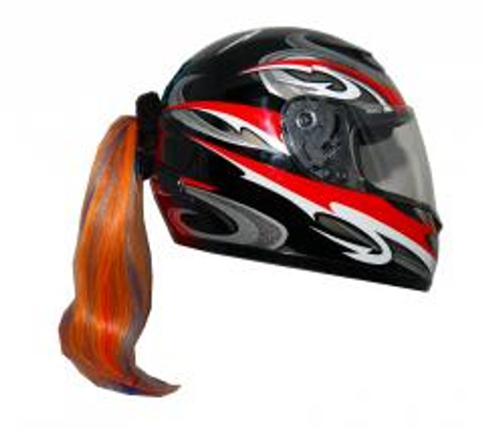 PYT110-N8 Motorcycle Helmet Ponytail - Multi Colored By Nuorder