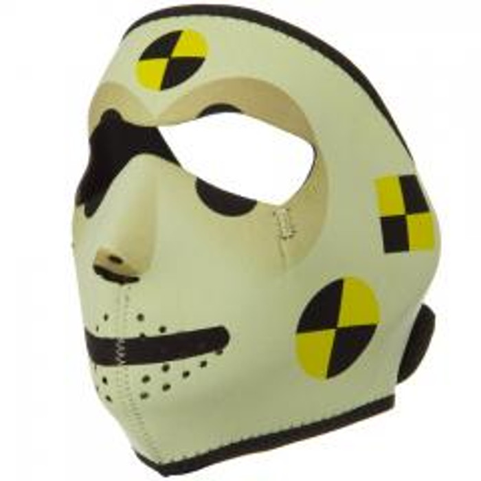 FMB6 -WNFM060-B6 Face Mask - Crash Test Dummy Neoprene By Nuorder