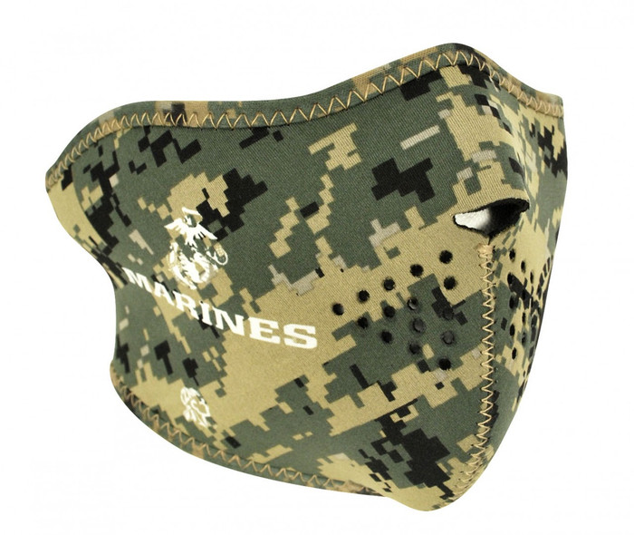 FMR17 -WNFM802H-R17 Face Mask - 1/2 Usmc Marpat Logo By Nuorder