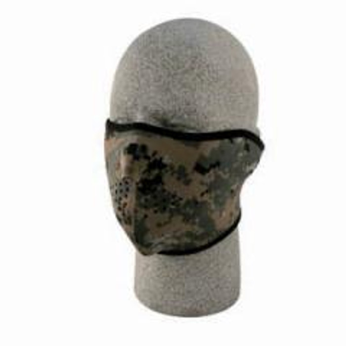 FMC14 -WNFM169GH-C14 Face Mask - 1/2 Digital Green Camo Face Neoprene By Nuorder