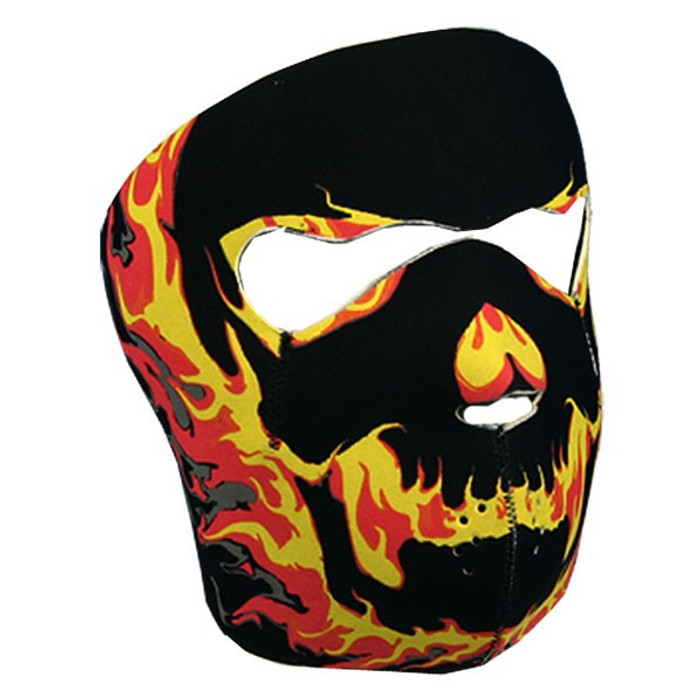 FMF17 -FMA1016-F17 Face Mask - Blackout Skull Neoprene By Nuorder