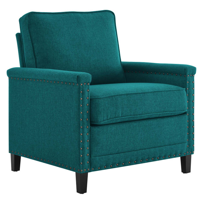 EEI-4988-TEA Ashton Upholstered Fabric Armchair By Modway