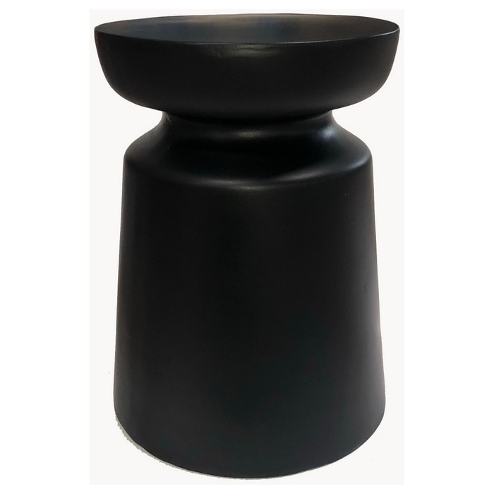 Planter Stand-Black In Black Resin Plutus PBTH94800