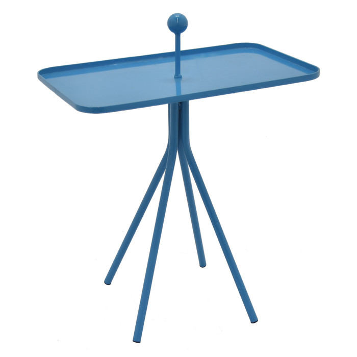 Metal Plant Stand In Blue Metal Plutus PBTH92032
