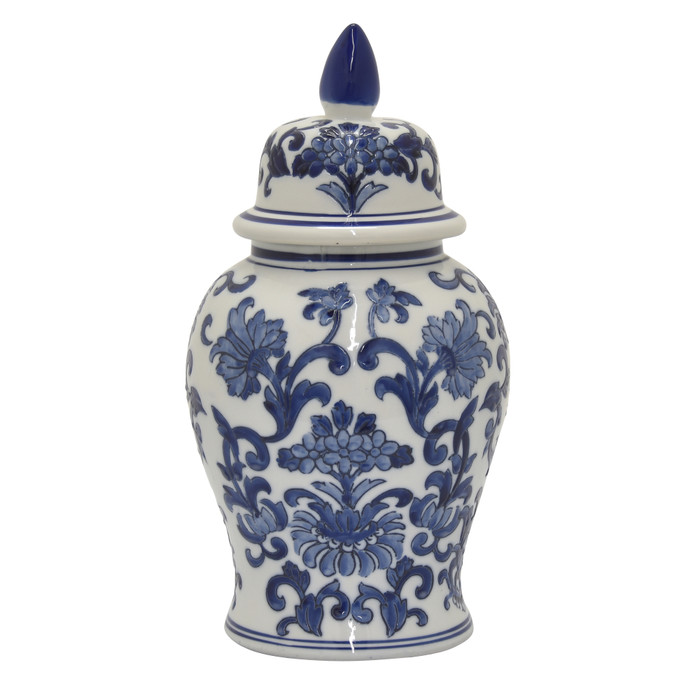 Templar Jar In Blue Porcelain Plutus PBTH92506