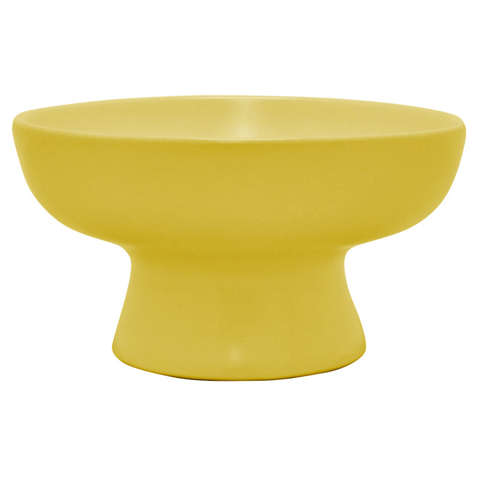 Bowl In Yellow Porcelain Plutus PBTH92492