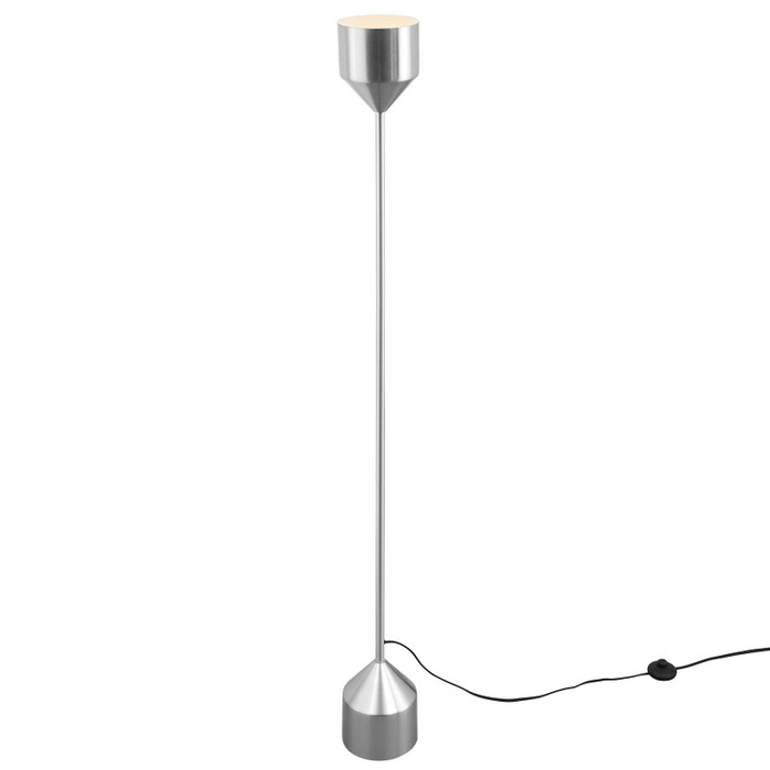 EEI-5306-SLV Kara Standing Floor Lamp - Silver By Modway