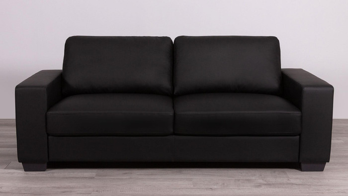 Black Pvc Sofa U801-BLACK PVC-S