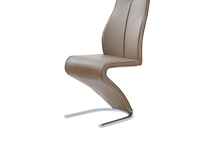 Brown Pu Dining Chair D4126NDC