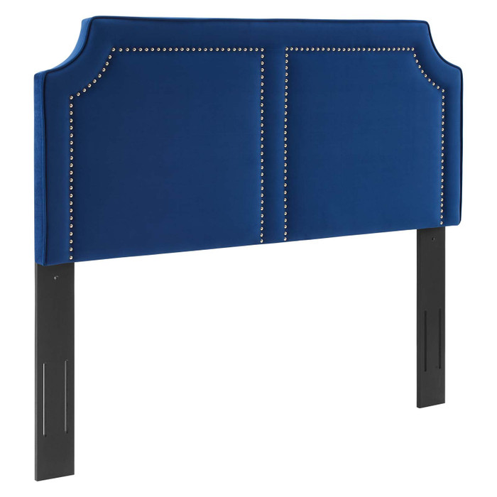 MOD-6567-NAV Cynthia Performance Velvet King/California King Headboard - Navy By Modway