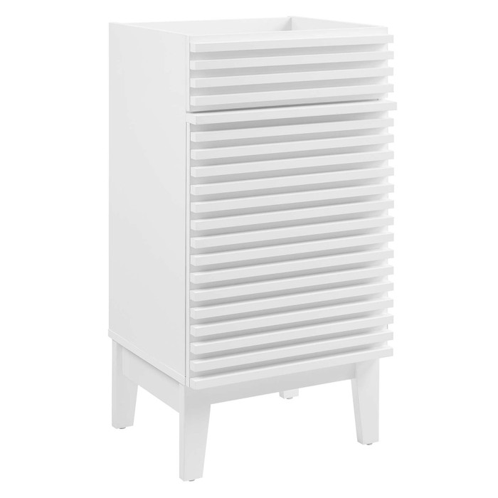 EEI-4849-WHI Render 18" Bathroom Vanity Cabinet - White By Modway