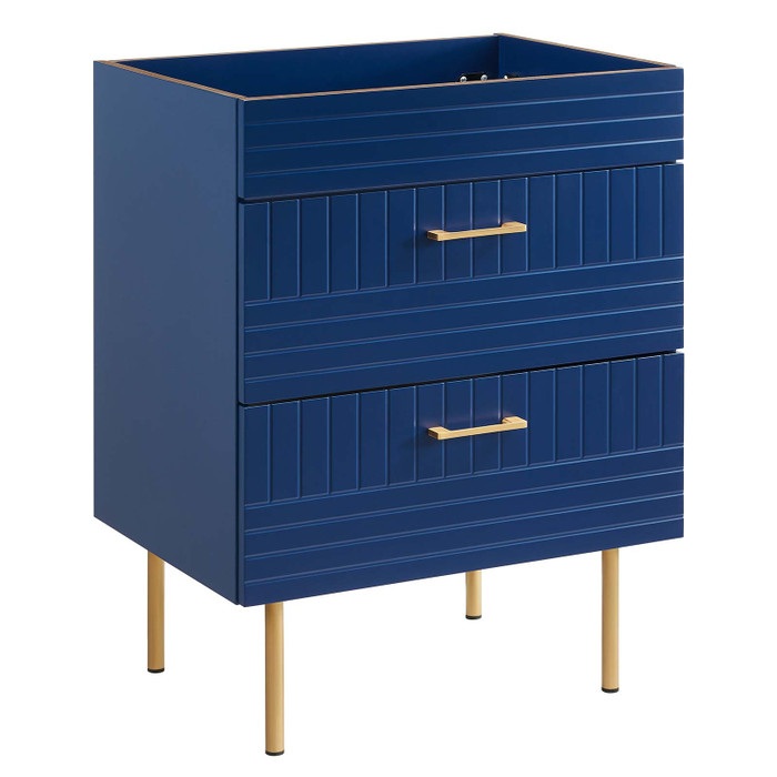 EEI-5106-BLU Daybreak 24" Bathroom Vanity Cabinet (Sink Basin Not Included) - Blue By Modway