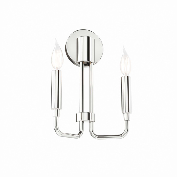 EEI-5638-PON Rekindle 2-Light Wall Sconce - Polished Nickel By Modway