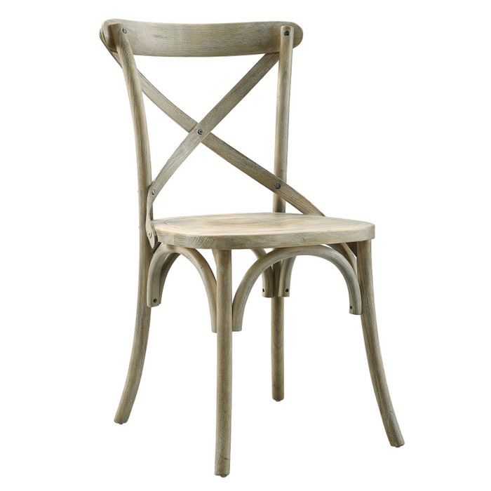 EEI-5564-GRY Gear Dining Side Chair - Gray By Modway