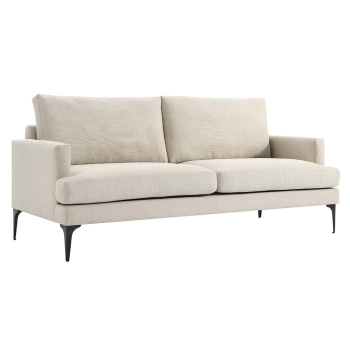 EEI-6009-BEI Evermore Upholstered Fabric Sofa - Beige By Modway