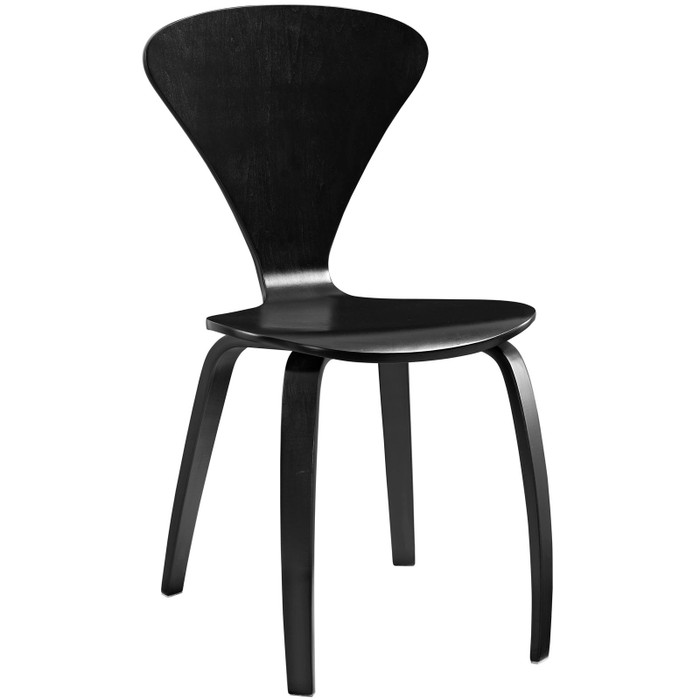 EEI-808-BLK Vortex Dining Side Chair - Black By Modway