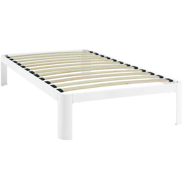 MOD-5754-WHI Corinne Twin Bed Frame - White By Modway