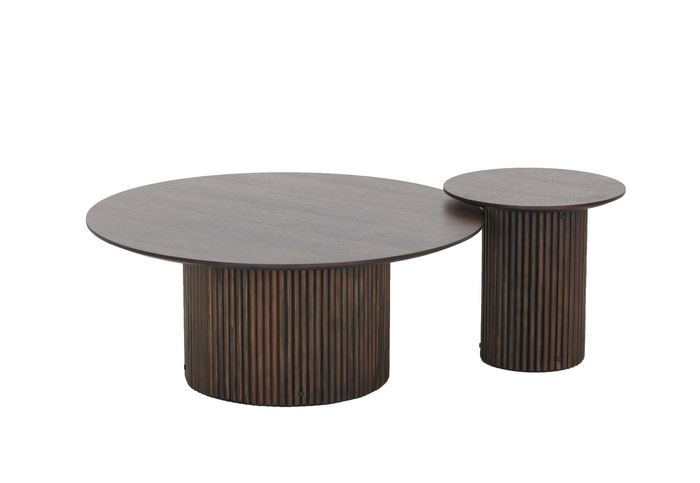 Modrest - Lusk Modern Mid Century Coffee & End Table Set VGDW-J5937AB-SET