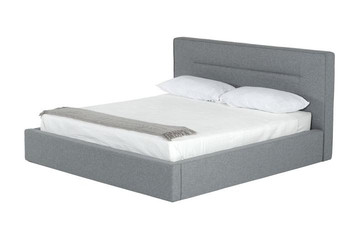 Nova Domus Juliana - Queen Italian Modern Dark Grey Upholstered Bed VGACJULIANA-BED-Q