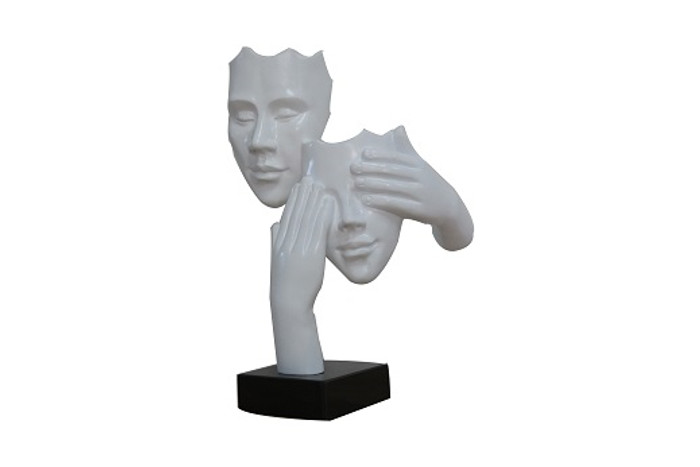 Modrest Two Faces White & Black Sculpture VGTH-DS-078