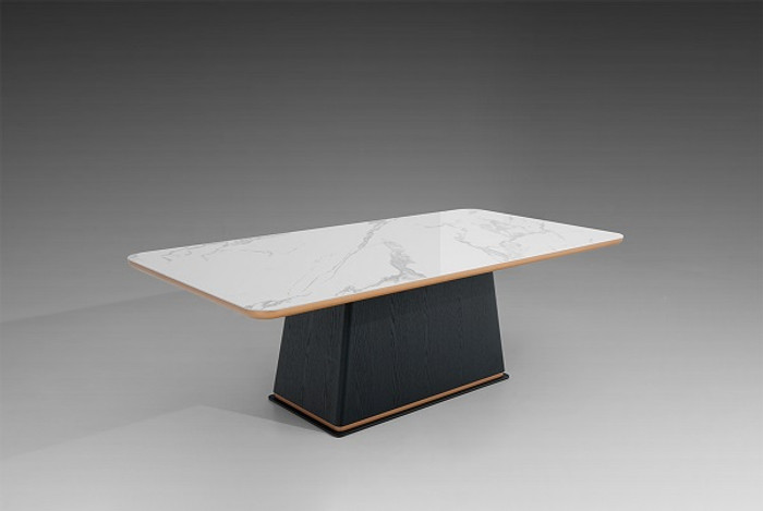 Modrest Peak Xl - Modern Black Oak Dining Table VGHB-350T8