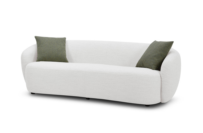 Modrest Omaha - Modern Off White Fabric Sofa VGKK-KF2823-BEI-S