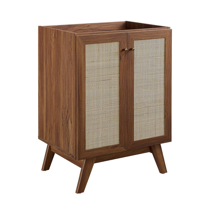 EEI-6586-WAL Soma 24" Bathroom Vanity Cabinet (Sink Basin Not Included) - Walnut By Modway