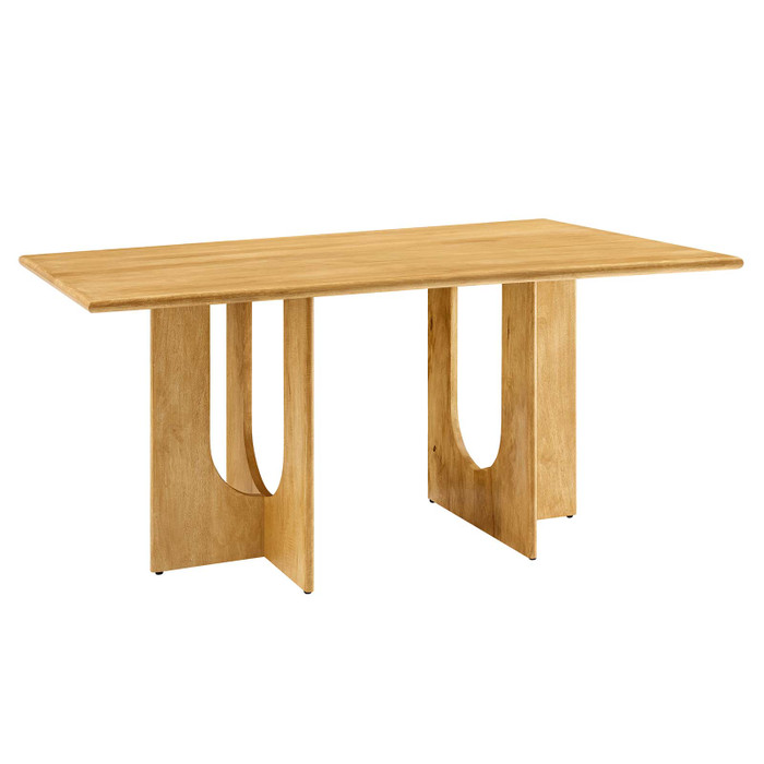 EEI-6593-OAK Rivian Rectangular 70" Wood Dining Table - Oak By Modway