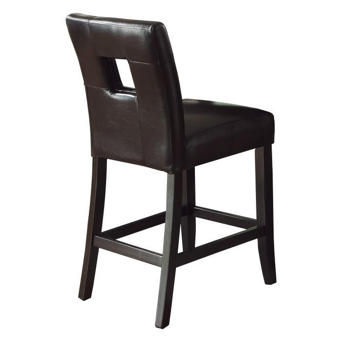 Archstone Counter Height Chair, Black P/U (Pack Of 2) 3270-24S1BK