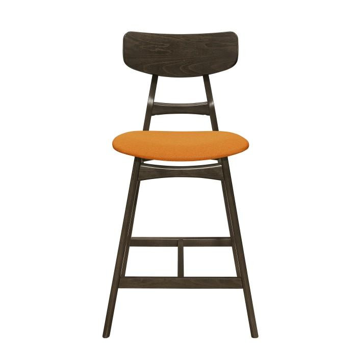 Tannar Counter Height Chair, Orange (Pack Of 2) 5629RN-24
