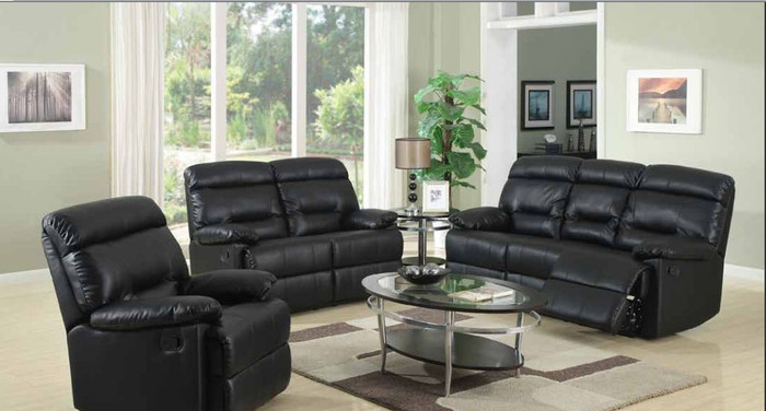 Sf8009 Black Sofa Set By Mcferran Home