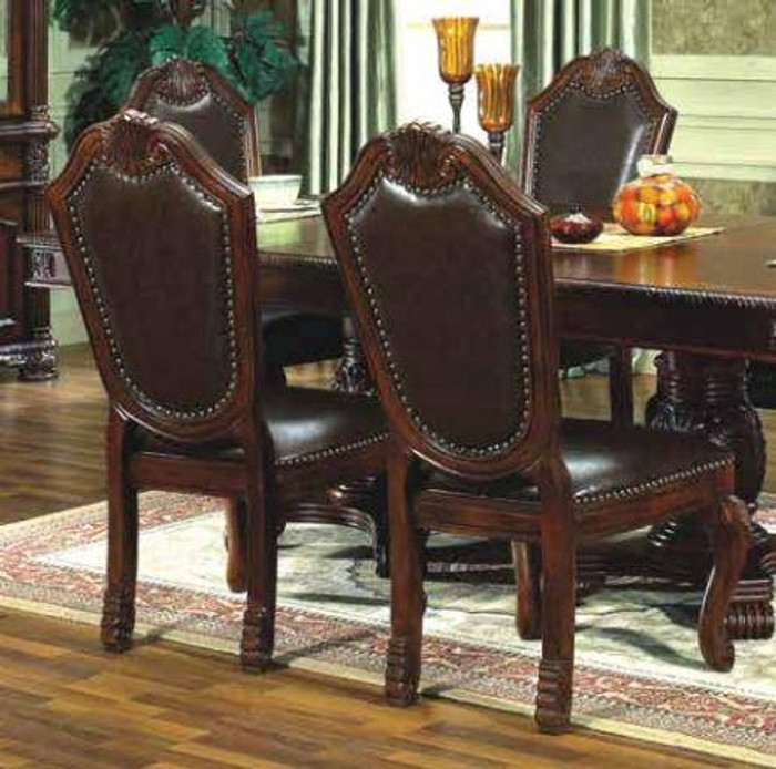 D5004 Leather Dining Table By Mcferran Home