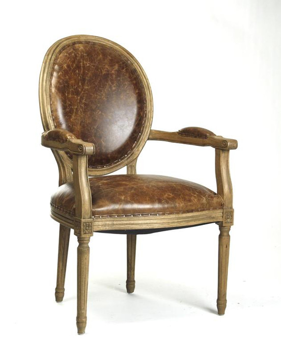 Medallion Arm Chair - B009 E255-3 Cp035 By Zentique