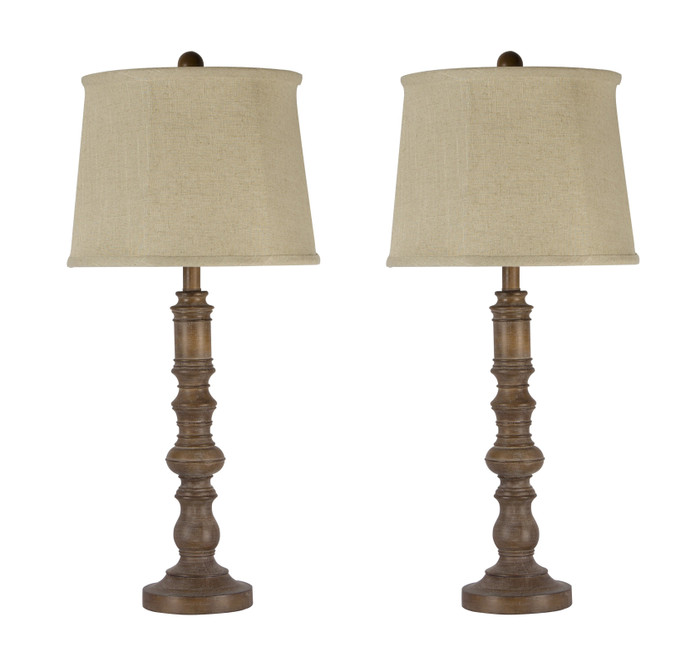 Decorative Resin Table Lamp- Set Of 2 2700-T-S