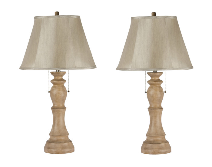 Decorative Resin Table Lamp- Set Of 2 2705-T-S