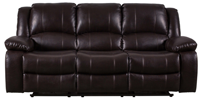 Brown Air Leather Sofa 8026-BR-SOFA