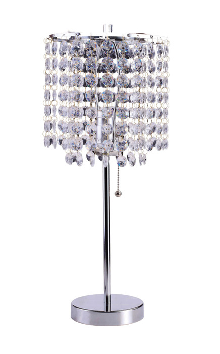 Crystal Metal Table Lamp A8315-CHR