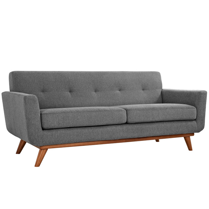 EEI-1179-GRY Engage Upholstered Fabric Loveseat By Modway