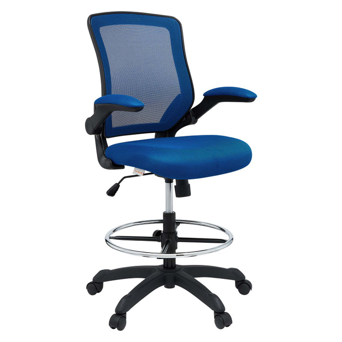 EEI-1423-BLU Veer Drafting Chair By Modway