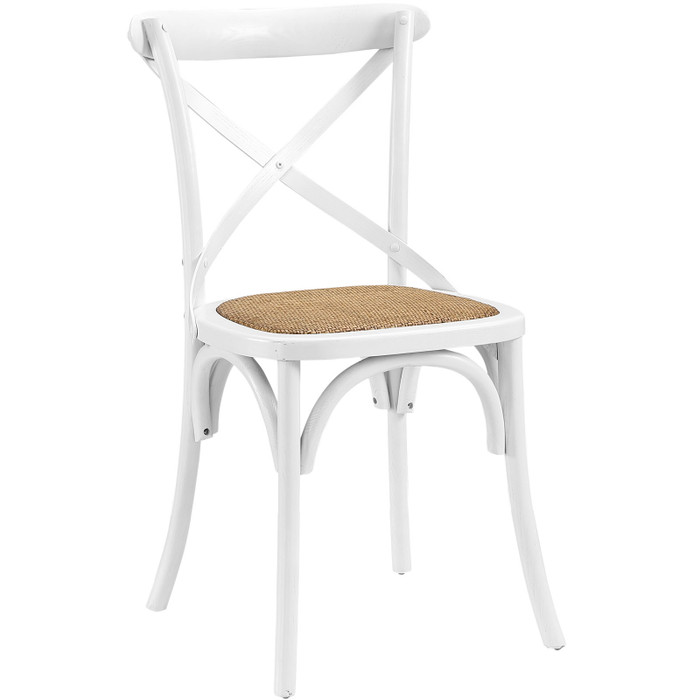 EEI-1541-WHI Gear Dining Side Chair By Modway