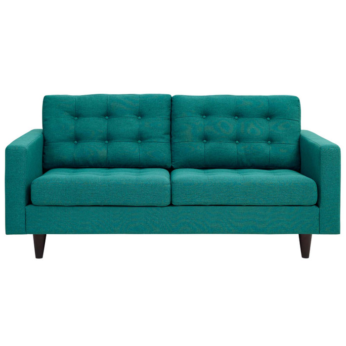 EEI-1547-TEA Empress Upholstered Fabric Loveseat By Modway