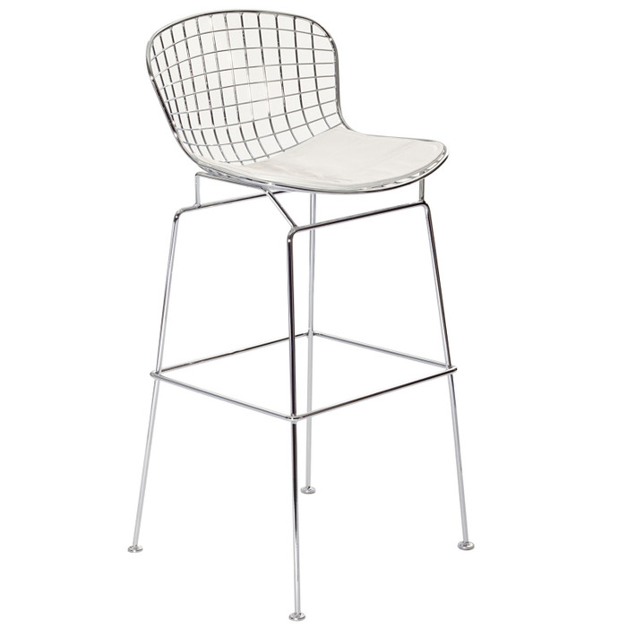 EEI-162-WHI Cad Bar Stool By Modway
