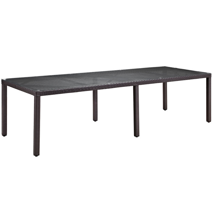 EEI-1921-EXP Convene 114" Outdoor Patio Dining Table By Modway