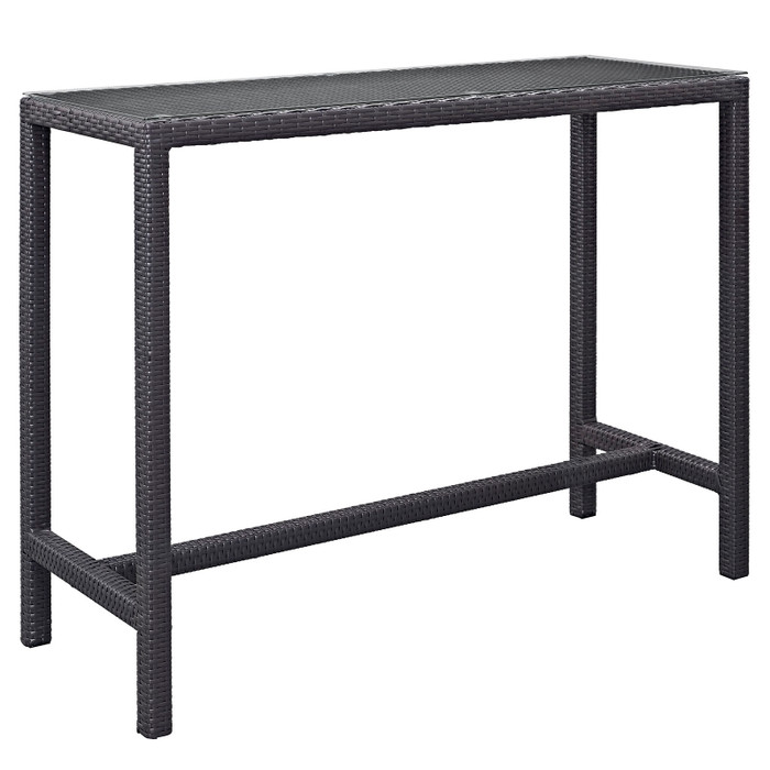 EEI-1954-EXP Convene Large Outdoor Patio Bar Table By Modway