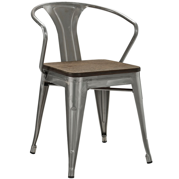 EEI-2030-GME Promenade Bamboo Dining Chair By Modway