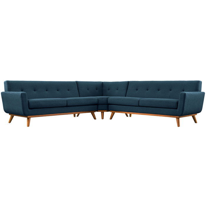 EEI-2108-AZU-SET Engage L-Shaped Sectional Sofa By Modway