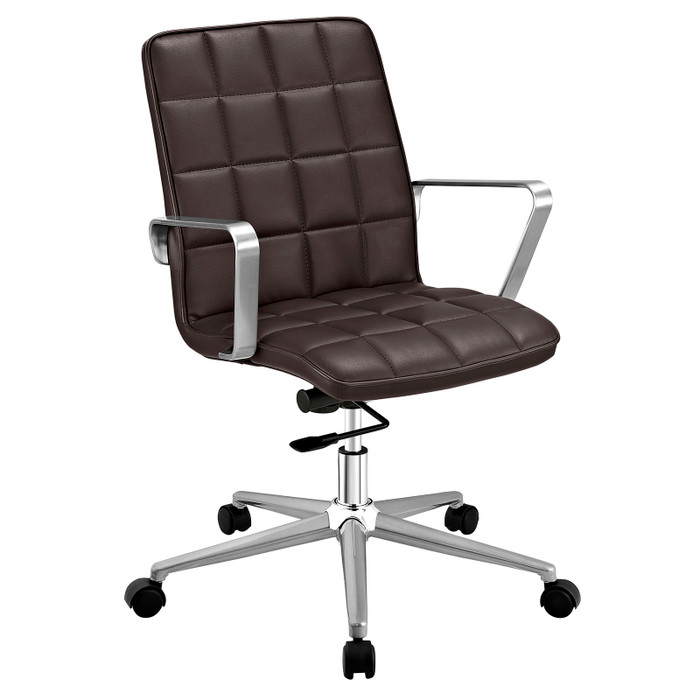EEI-2127-BRN Tile Office Chair By Modway