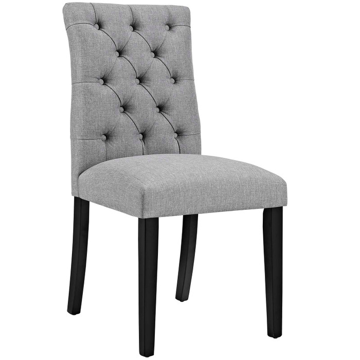 EEI-2231-LGR Duchess Fabric Dining Chair By Modway
