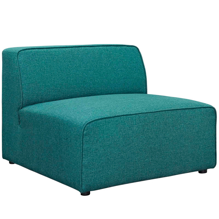 EEI-2724-TEA Mingle Fabric Armless Sofa By Modway