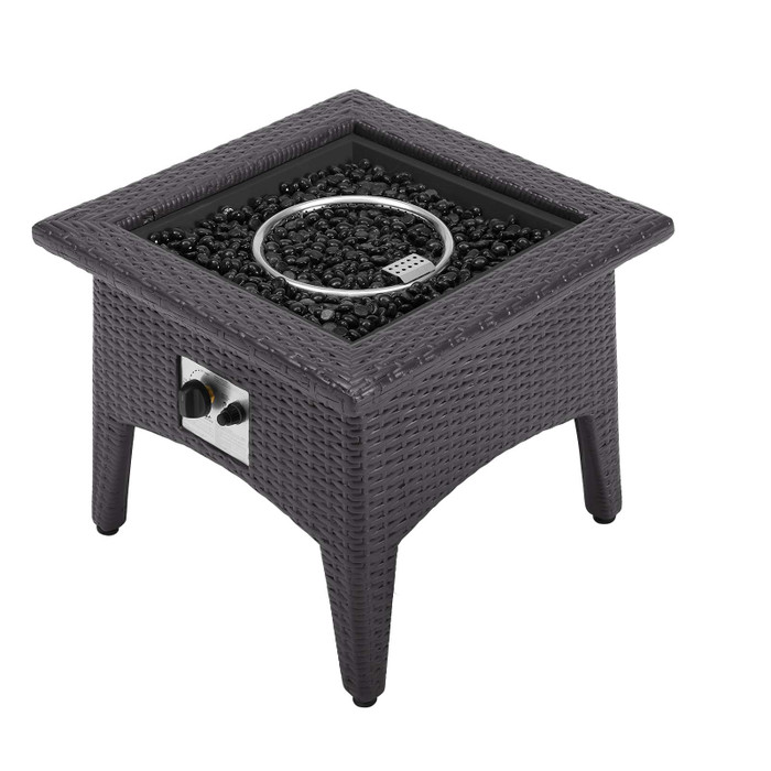 EEI-2990-EXP Vivacity Outdoor Patio Fire Pit Table By Modway